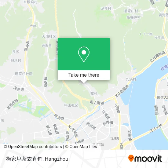 梅家坞茶农直销 map