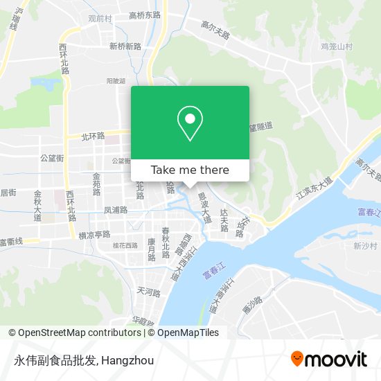 永伟副食品批发 map