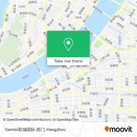 Gemini双城国际-西门 map