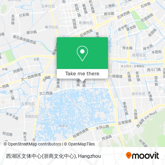 西湖区文体中心(浙商文化中心) map