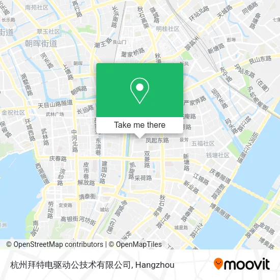 杭州拜特电驱动公技术有限公司 map