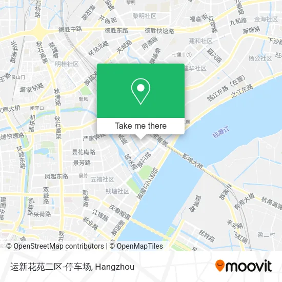 运新花苑二区-停车场 map