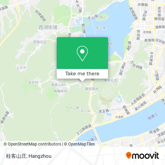 桂客山庄 map
