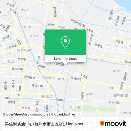 美佳润换油中心(杭州市萧山区店) map