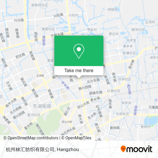 杭州林汇纺织有限公司 map