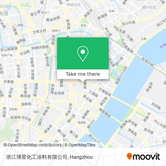 浙江博星化工涂料有限公司 map