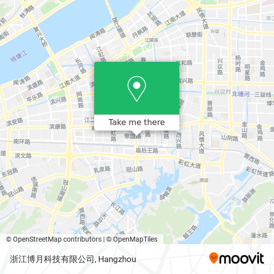 浙江博月科技有限公司 map