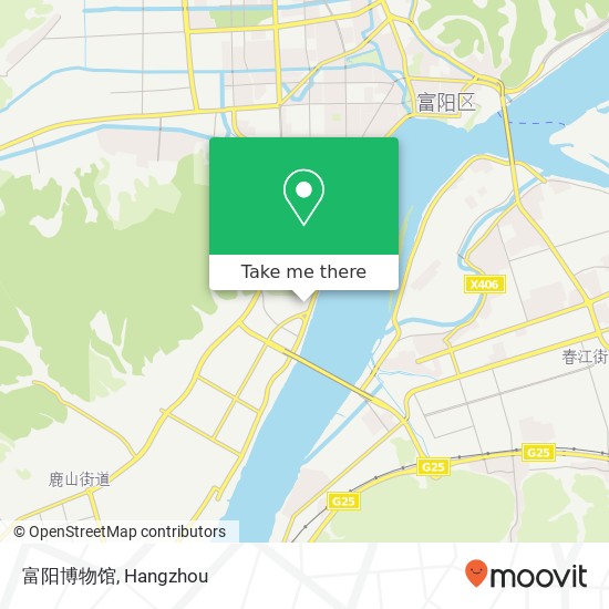 富阳博物馆 map