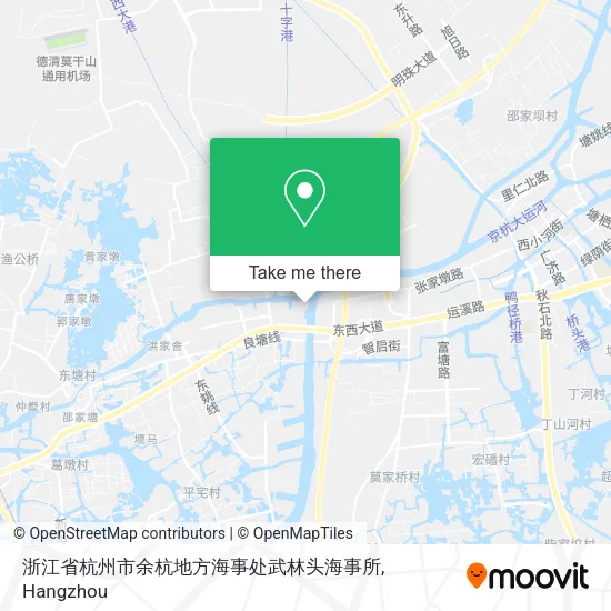 浙江省杭州市余杭地方海事处武林头海事所 map