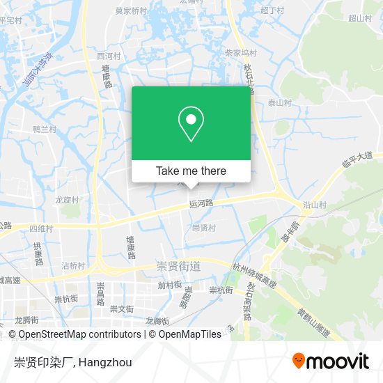 崇贤印染厂 map