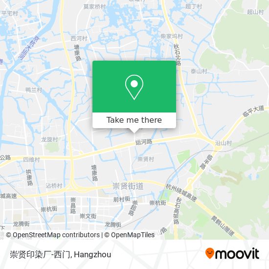 崇贤印染厂-西门 map