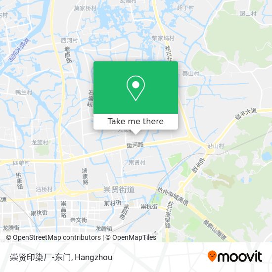 崇贤印染厂-东门 map