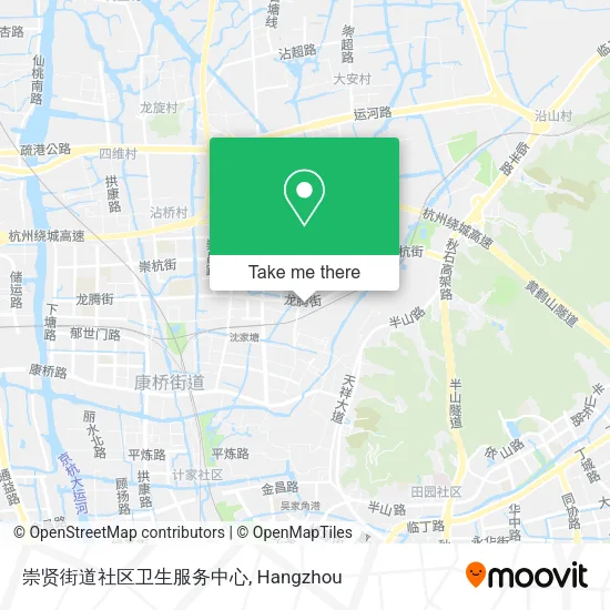 崇贤街道社区卫生服务中心 map
