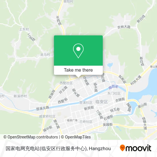 国家电网充电站(临安区行政服务中心) map