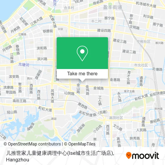 儿推世家儿童健康调理中心(lse城市生活广场店) map