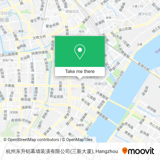 杭州东升铝幕墙装潢有限公司(三新大厦) map