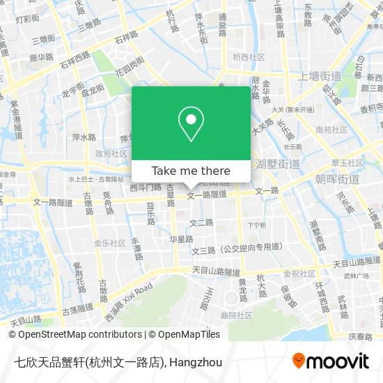 七欣天品蟹轩(杭州文一路店) map