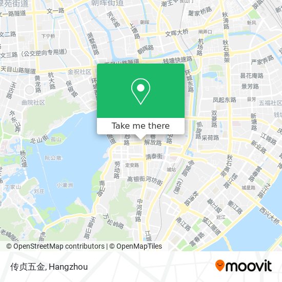 传贞五金 map
