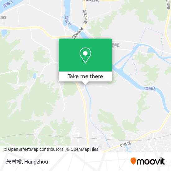 朱村桥 map