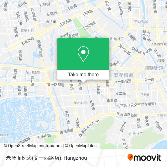 老汤面疙瘩(文一西路店) map