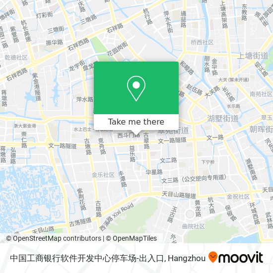 中国工商银行软件开发中心停车场-出入口 map