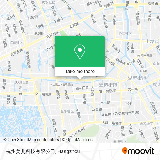 杭州美兆科技有限公司 map