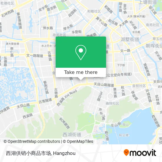 西湖供销小商品市场 map