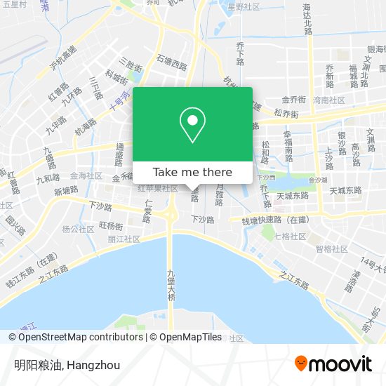 明阳粮油 map