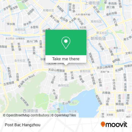 Post Bar map