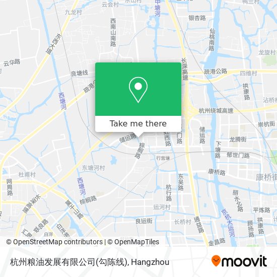 杭州粮油发展有限公司(勾陈线) map