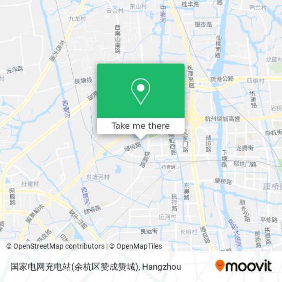 国家电网充电站(余杭区赞成赞城) map