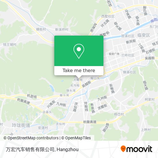 万宏汽车销售有限公司 map