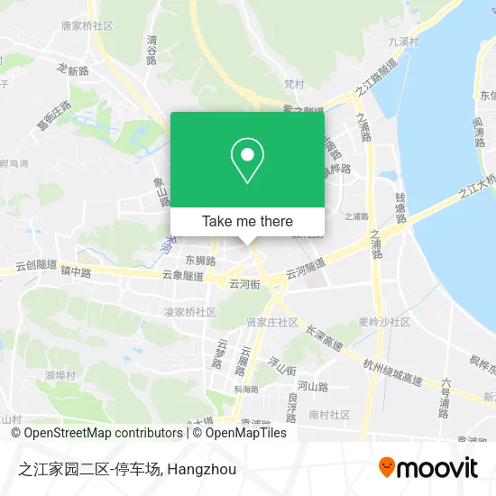 之江家园二区-停车场 map