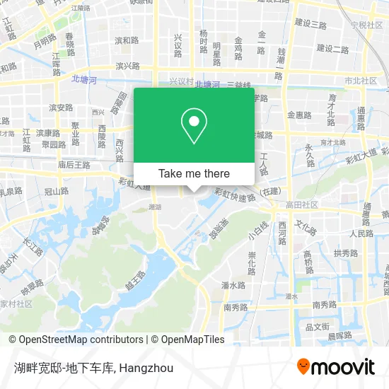 湖畔宽邸-地下车库 map