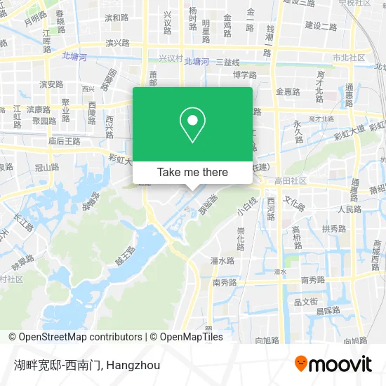 湖畔宽邸-西南门 map