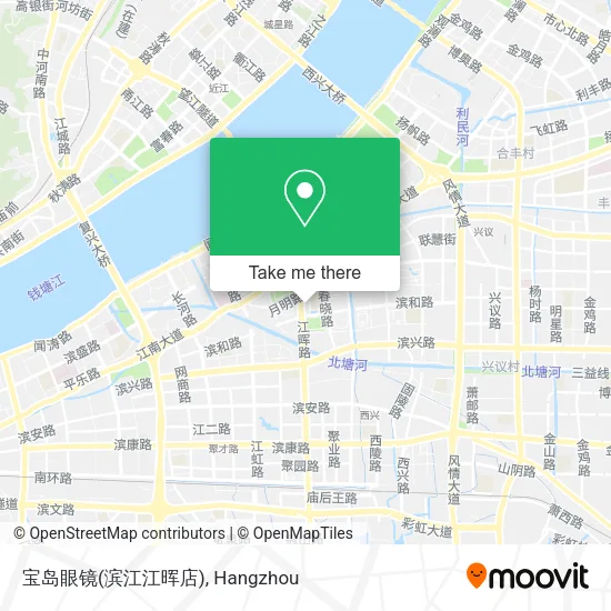 宝岛眼镜(滨江江晖店) map