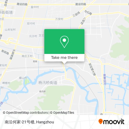 南沿何家-21号楼 map