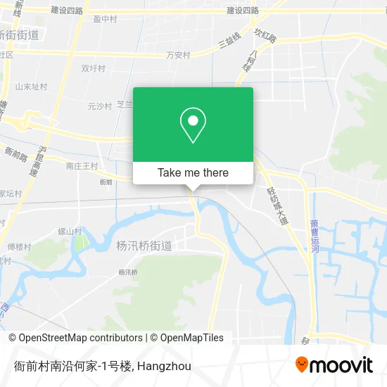 衙前村南沿何家-1号楼 map