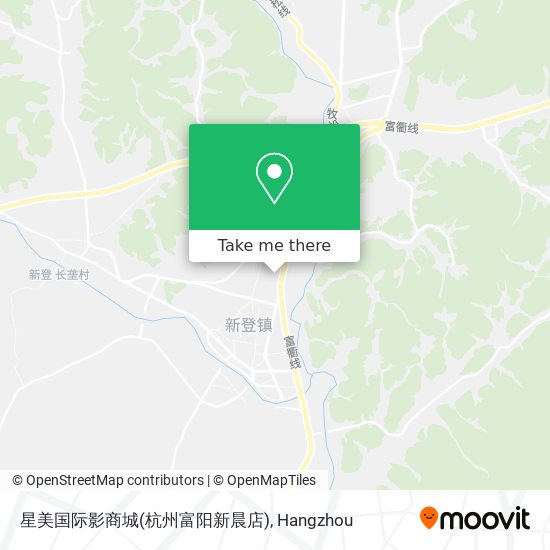 星美国际影商城(杭州富阳新晨店) map