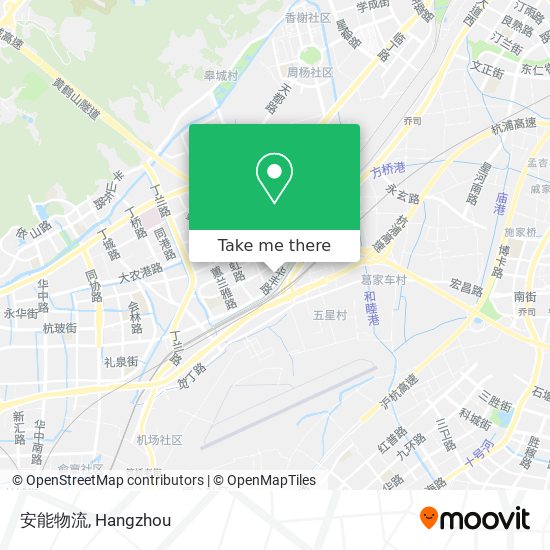 安能物流 map