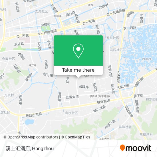 溪上汇酒店 map
