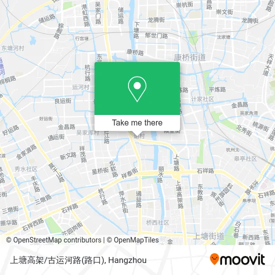上塘高架/古运河路(路口) map