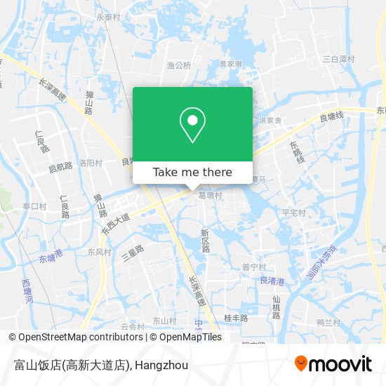 富山饭店(高新大道店) map