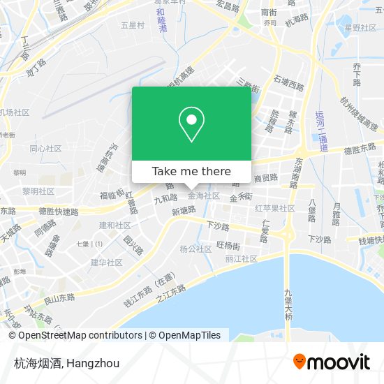杭海烟酒 map