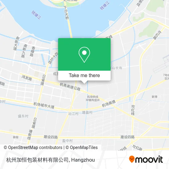 杭州加恒包装材料有限公司 map