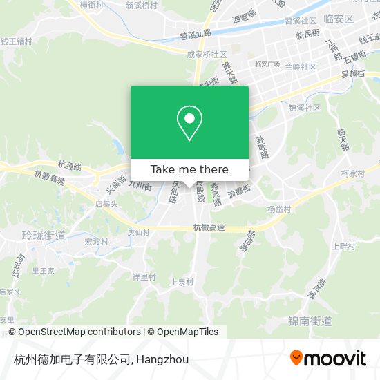 杭州德加电子有限公司 map