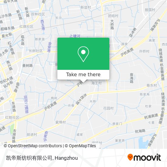 凯帝斯纺织有限公司 map