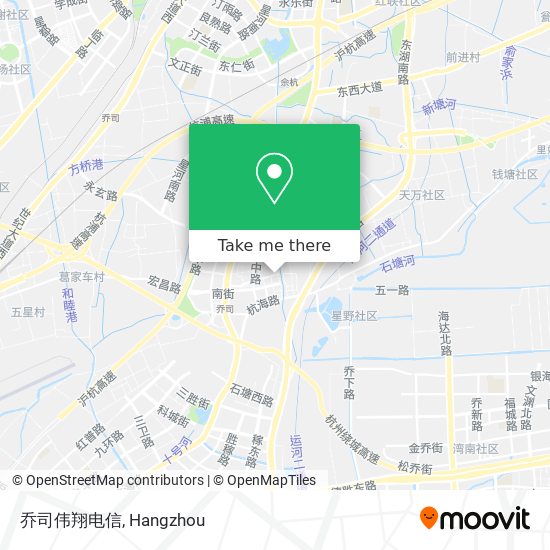 乔司伟翔电信 map