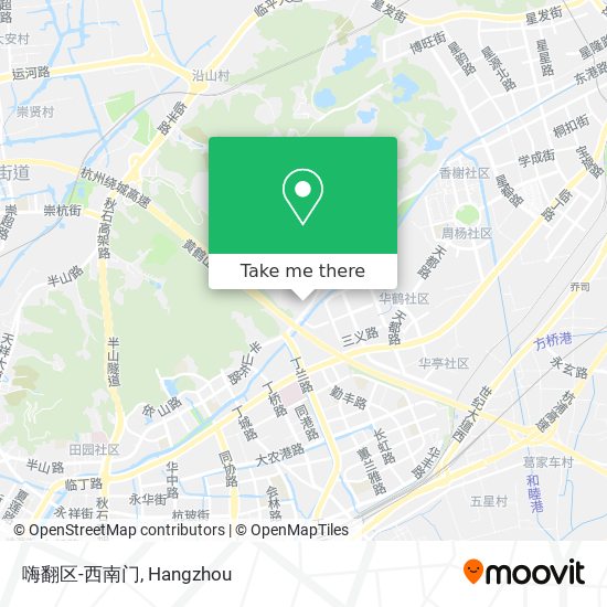 嗨翻区-西南门 map