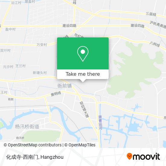 化成寺-西南门 map